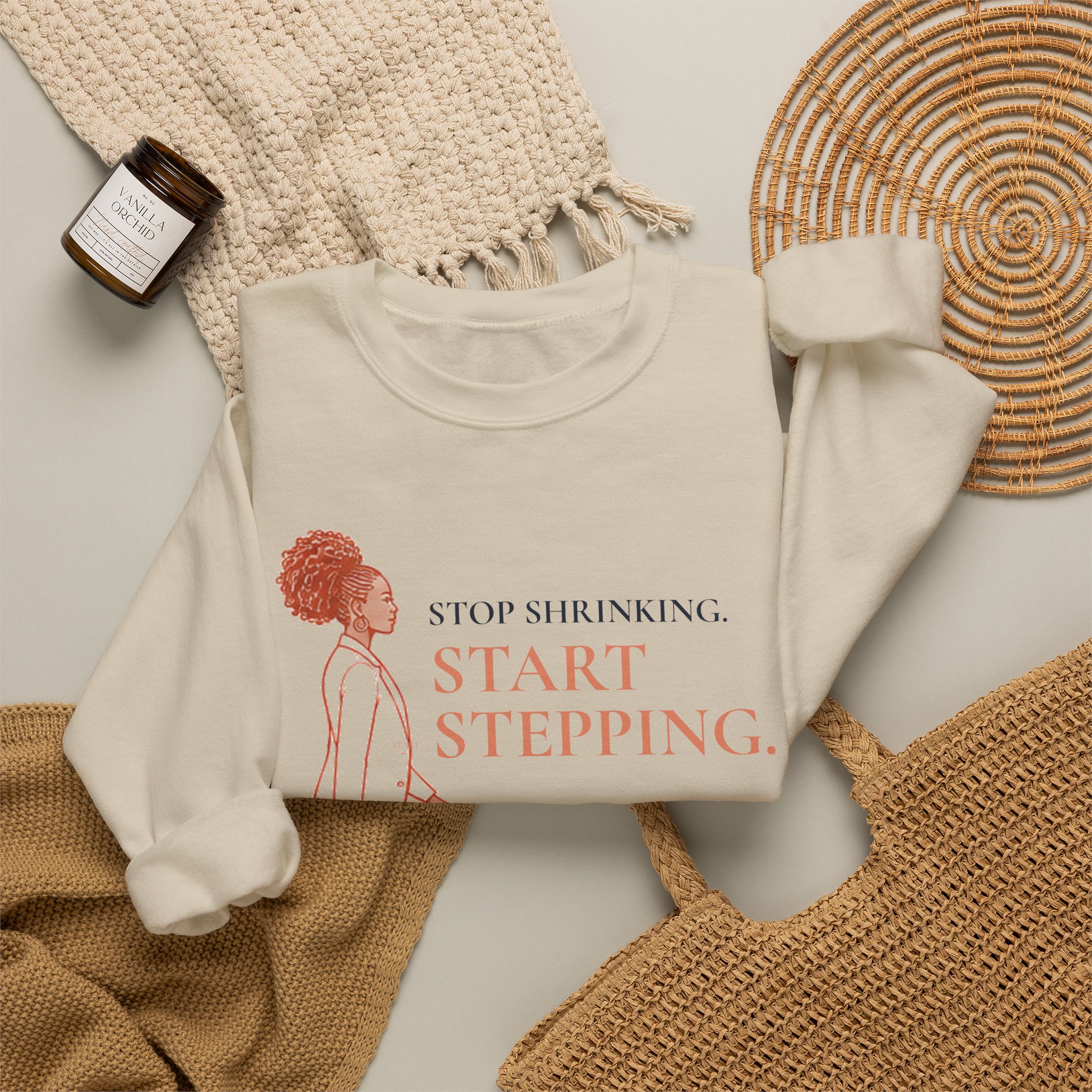 Stop Shrinking. Start Stepping. Signature Sweatshirt - Image 4